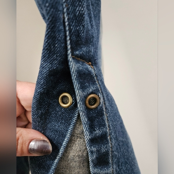 Y2K Vintage Delia's split leg denim, mud rinse sz. 9/10 - Picture 12 of 16